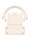 Memur Bag Cream Knitting Kit Cover, Base, Penguin Hanger 25X21Cm