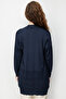 Women's Knitwear Summer Long Cardigan Navy Blue - 4