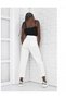 High Waist Women's White Mom Jeans - 3