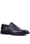 - Genuine Leather Black Color Casual Men's Shoes - 3257 - 2
