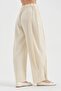 Women's Balloon Fit Pants with Snap Detail Design - 5