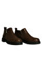 Coffee Print Leather Zippered Women's Daily Boots - 2