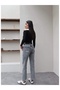 Gray Cut-Off Leg Original Jeans - 4