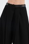 Women's Detachable Leather Belt Detail Design Balloon Fit Pants - 6