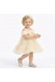 Baby Girl Tulle Princess Dress – Bow Detail Glittery Tulle Birthday and Special Occasion Dress - 2