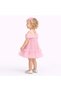 Baby Girl Tulle Princess Dress – Bow Detail Glittery Tulle Birthday and Special Occasion Dress - 5