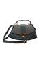 Oval Mold Gold Lock Detailed Women's Hand and Shoulder Bag - 6