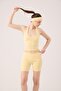 Beli Curvy Mini Kacie Shorts Yellow - 2