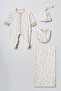 Baby Newborn 4-Piece Set of Printed