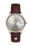 Men's Brown Leather Cord Calendar Wristwatch with 2-Year Warranty - 2