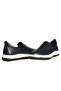 Navy Blue Leather Men's Loafer - 3
