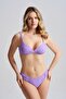 Women's Nova Bikini Set Lilac Thin Ribbed - 3