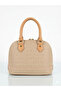 Original Justpolo Small Size 2-Compartment Embossed Leather Gold Chain Women's Shoulder Bag 4076 - 2