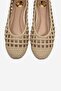 Elvaris Beige Knitted Patterned Women's Ballet Flats Shoes - 2