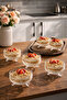 Dream Bowl 6-Piece Glass Bowl Pudding Dessert and Ice Cream Bowl Turkish Delight Bowl Candy Bowl Set Snack Bowl - 2