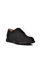 Black Nubuck Genuine Leather Men's Casual Shoes - 3