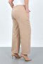 Women's Full Elastic Waist Loose Pants in Wide-Leg Size - 4