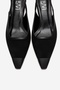 Hilda Black Matte Toe Cap Women's Block Heeled Shoes - 2
