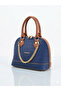 Original Justpolo Small Size 2-Compartment Embossed Leather Gold Chain Women's Shoulder Bag 4076 - 4