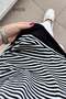 V-Neck Striped Viscose Blouse 6Y075 - 3