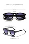 Eoh4025 C1 Black Acetate Unisex Sunglasses - 4
