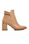Nude Nut Women's Heeled Boots with Fleece Inside
