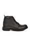 Black Genuine Leather Men's Boots - 2