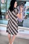 Crew Neck Viscose Dress 6Y051 - 2