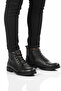 Black Genuine Leather Men's Boots