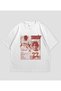 Sombr Printed White Oversize T-Shirt Unisex 100% Cotton Crew Neck T-Shirt