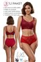 Women's High Waist Panties Set of 5 – Cotton Pieces, Lace Detailed, Breathable Daily Underwear L-Xl