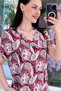 Ring Detail Viscose Dress 6Y016 - 2