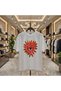 Vivada Vila 2026 Summer Season Printed %100 Cotton Oversized Loose Fit Regular Fit Crew Neck T-Shirt