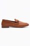 Women's Genuine Leather Ballerinas with Metal Accessory Detail Loafer Sorina Taba - 2