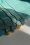 Pearl Detailed Cage Design Steel Oyster Necklace - 3