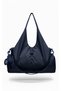 Navy Blue Daily Shopping and Sports Women's Shoulder Bag