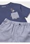 Baby Boy Shorts T-Shirt Set Navy Blue 01228 - 3