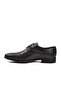 Black Genuine Leather Lace-Up Men's Classic Shoes - 4