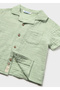 Baby Boy Short Sleeve Shirt Green 01113 - 3