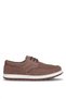 Elit Mzv5005N Men's Genuine Nubuck Leather Casual Shoes Brown