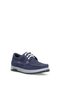 Elit Mzv3035N Men's Genuine Nubuck Leather Casual Shoes Navy Blue - 2