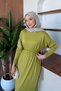Mercerized Stone Dress Oil Green - 2