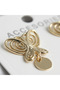 Füsun Earring Model Gold Color Butterfly Model Women's Earrings - 5