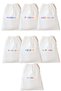 7-Piece Clean Clothing Bag, Cloth Bag, Toy Bag, Nursery Bag, Clothing Bag for Daily Use 30*35