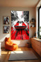 Gta Sports Car Themed Anime Wall Covering – Oversized Tapestry Room Decor High-Definition Print - 4