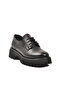 Black Thick Sole Women's Casual Shoes - 4