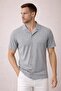 Men's Gray Shirt Short Sleeve - 2