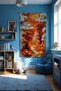 Autumn Valley Wall Covering – Large Size Tapestry Wall Rug Sq, Game Anime Movie Room Decor - 3