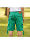 Boy's Cargo Pocket Pack of Belt Mint Shorts 100% Cotton - 8