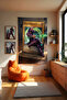 Yu-Gi-Oh Dark Magician Aesthetic Wall Cloth – Anime Room Decor Tapestry Large Size Wall Decor - 4